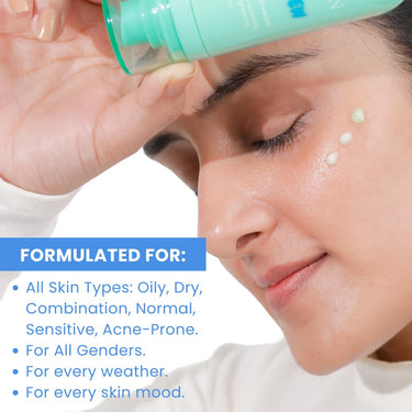 Mayskin Daily Dew Moisturizer | 4% Niacinamide + Bakuchiol + 14 Botanical Extracts | Hydrates, Balances & Brightens Skin | Controls Oil, Fades Marks & Strengthens Skin Barrier | Lightweight Gel Texture | Suitable for All Skin Types | Dermatologist Tested